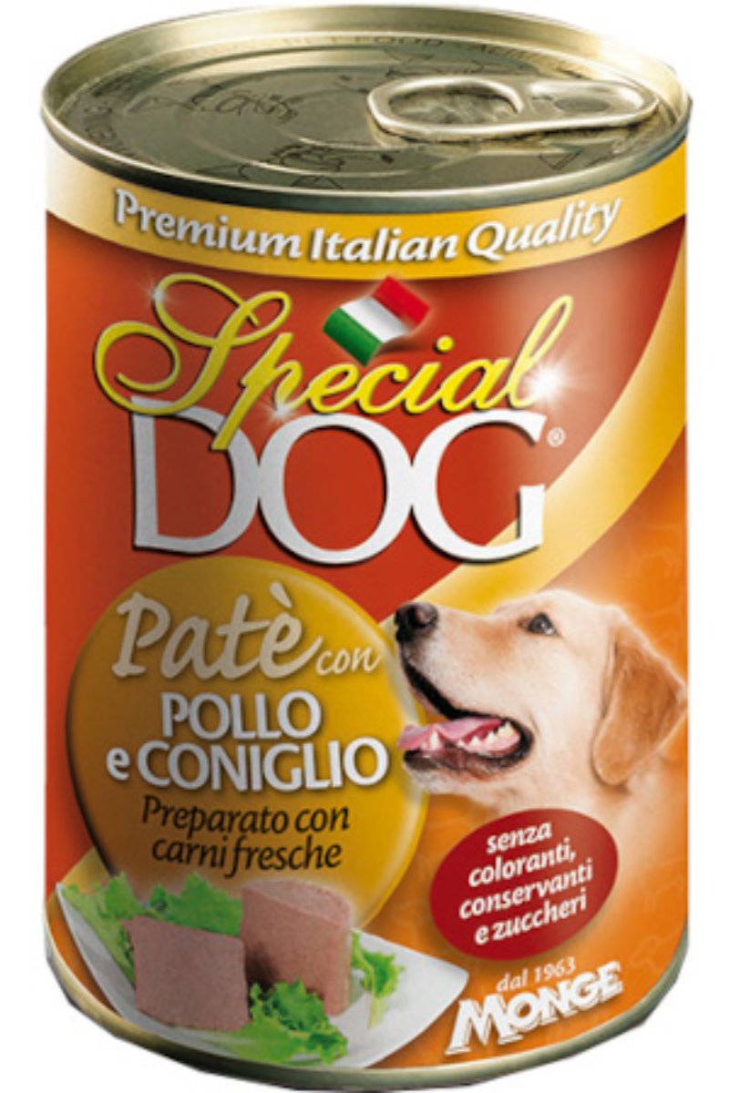 Special Dog patè 400 gr. Pollo e coniglio