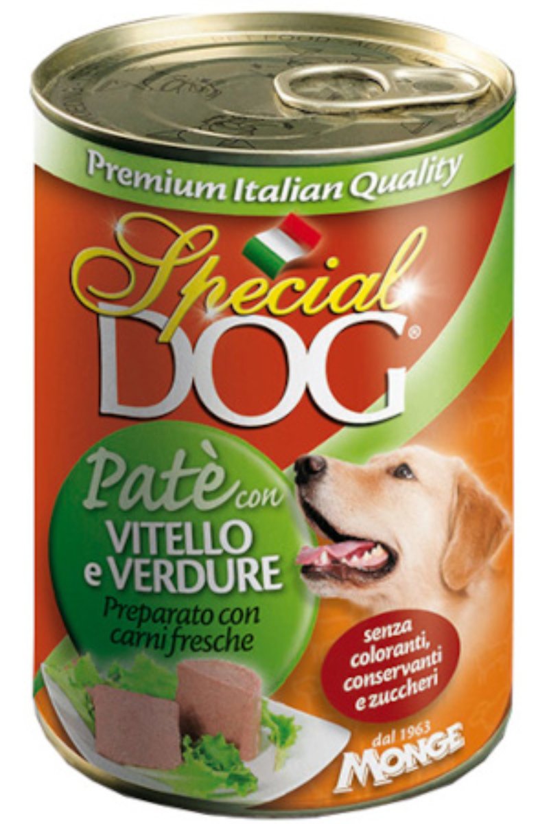 Special Dog patè 400 gr. Vitello e verdure